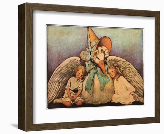 Mother Goose, 1914-Jessie Willcox-Smith-Framed Giclee Print