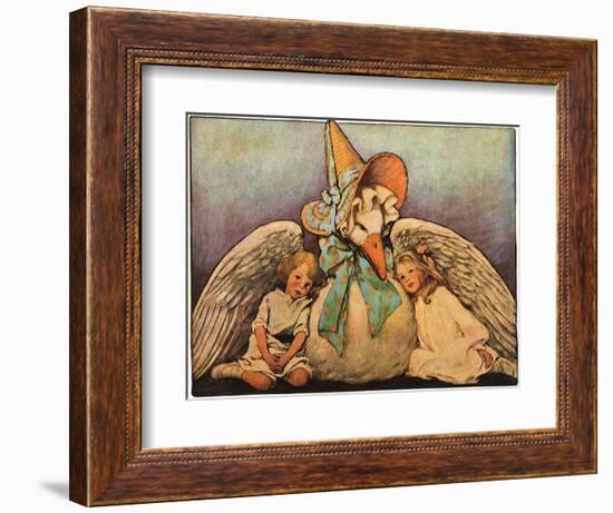 Mother Goose, 1914-Jessie Willcox-Smith-Framed Giclee Print