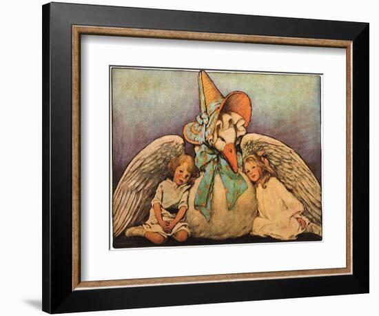 Mother Goose, 1914-Jessie Willcox-Smith-Framed Giclee Print