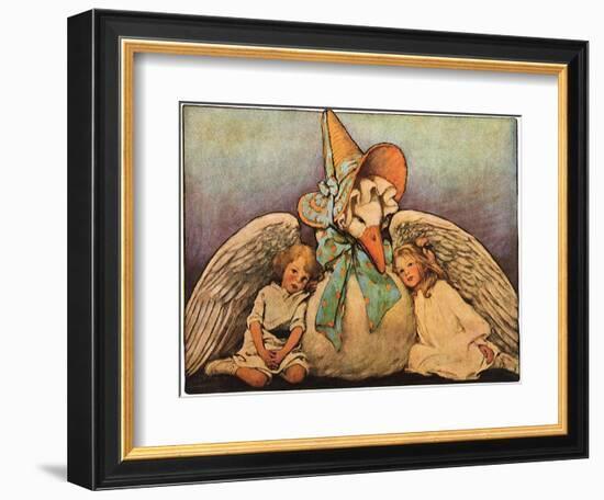 Mother Goose, 1914-Jessie Willcox-Smith-Framed Giclee Print