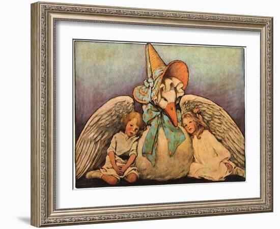 Mother Goose, 1914-Jessie Willcox-Smith-Framed Giclee Print