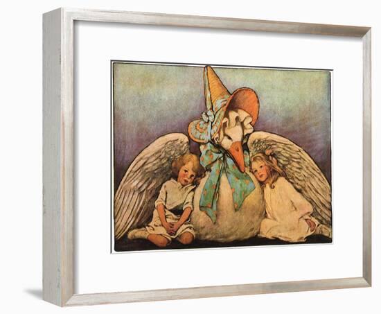 Mother Goose, 1914-Jessie Willcox-Smith-Framed Giclee Print