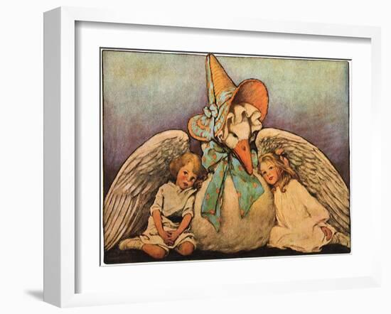 Mother Goose, 1914-Jessie Willcox-Smith-Framed Giclee Print