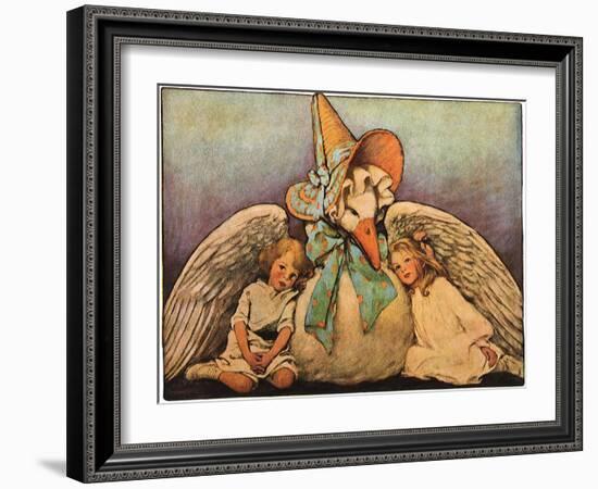 Mother Goose, 1914-Jessie Willcox-Smith-Framed Giclee Print