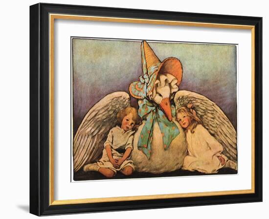 Mother Goose, 1914-Jessie Willcox-Smith-Framed Giclee Print
