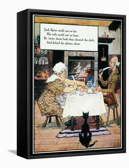 Mother Goose, 1915-Frederick Richardson-Framed Premier Image Canvas