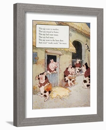 Mother Goose, 1915-Frederick Richardson-Framed Giclee Print