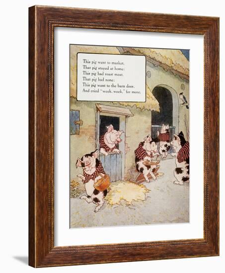 Mother Goose, 1915-Frederick Richardson-Framed Giclee Print