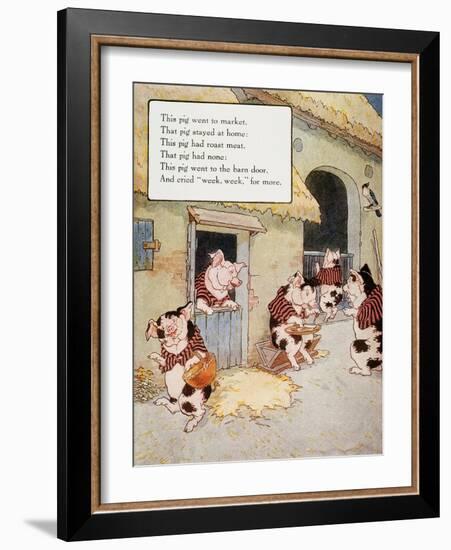 Mother Goose, 1915-Frederick Richardson-Framed Giclee Print