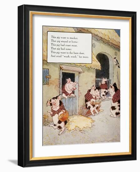 Mother Goose, 1915-Frederick Richardson-Framed Giclee Print