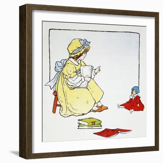 Mother Goose, 1916-Blanche Fisher Wright-Framed Giclee Print