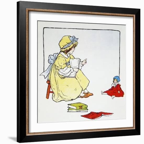 Mother Goose, 1916-Blanche Fisher Wright-Framed Giclee Print