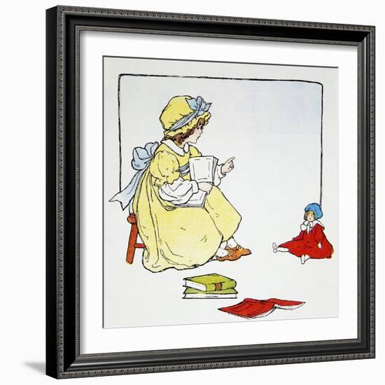 Mother Goose, 1916-Blanche Fisher Wright-Framed Giclee Print