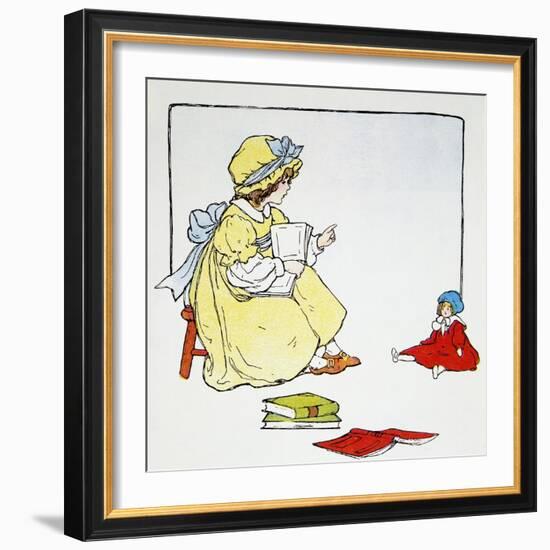 Mother Goose, 1916-Blanche Fisher Wright-Framed Giclee Print