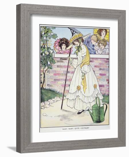 Mother Goose, 1916-Blanche Fisher Wright-Framed Giclee Print