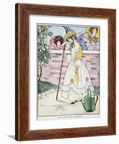 Mother Goose, 1916-Blanche Fisher Wright-Framed Giclee Print