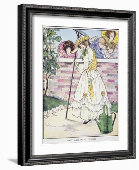 Mother Goose, 1916-Blanche Fisher Wright-Framed Giclee Print