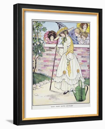 Mother Goose, 1916-Blanche Fisher Wright-Framed Giclee Print