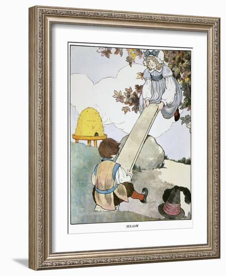 Mother Goose, 1916-Blanche Fisher Wright-Framed Giclee Print