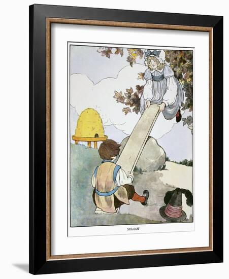 Mother Goose, 1916-Blanche Fisher Wright-Framed Giclee Print