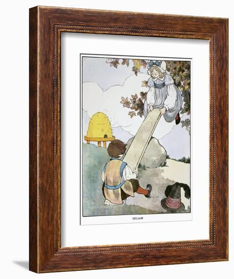 Mother Goose, 1916-Blanche Fisher Wright-Framed Giclee Print