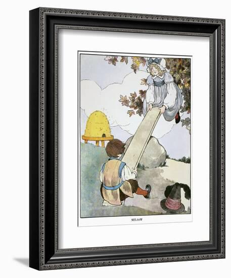 Mother Goose, 1916-Blanche Fisher Wright-Framed Giclee Print