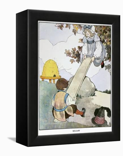 Mother Goose, 1916-Blanche Fisher Wright-Framed Premier Image Canvas