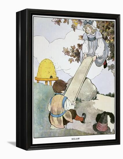 Mother Goose, 1916-Blanche Fisher Wright-Framed Premier Image Canvas