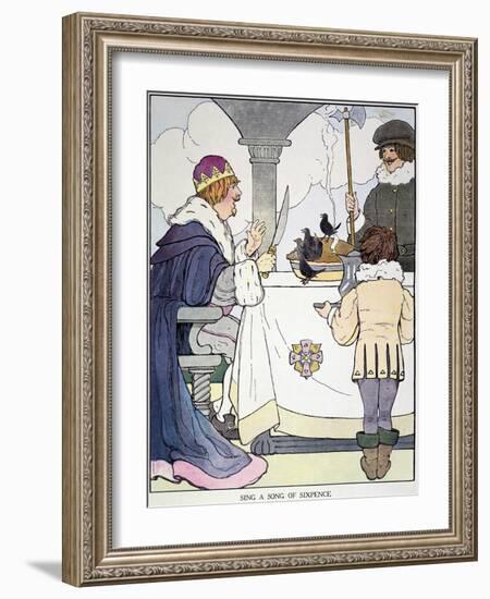 Mother Goose, 1916-Blanche Fisher Wright-Framed Giclee Print