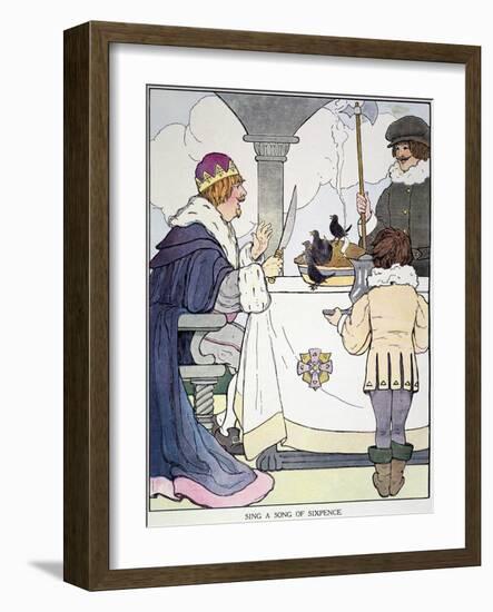 Mother Goose, 1916-Blanche Fisher Wright-Framed Giclee Print