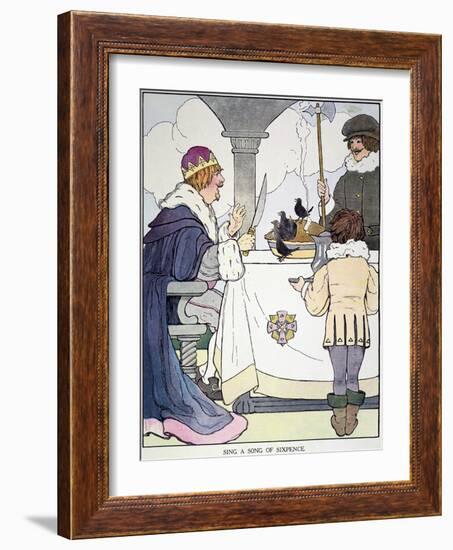 Mother Goose, 1916-Blanche Fisher Wright-Framed Giclee Print