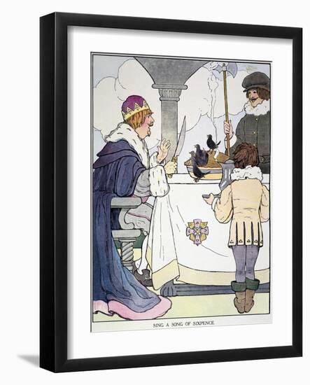 Mother Goose, 1916-Blanche Fisher Wright-Framed Giclee Print