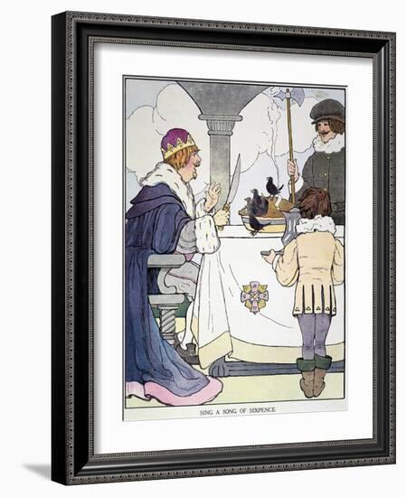 Mother Goose, 1916-Blanche Fisher Wright-Framed Giclee Print