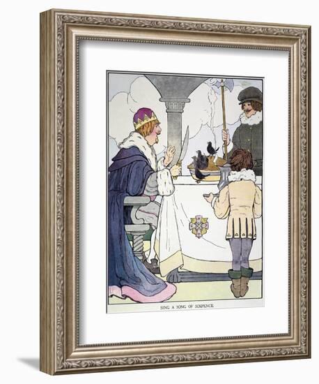 Mother Goose, 1916-Blanche Fisher Wright-Framed Giclee Print