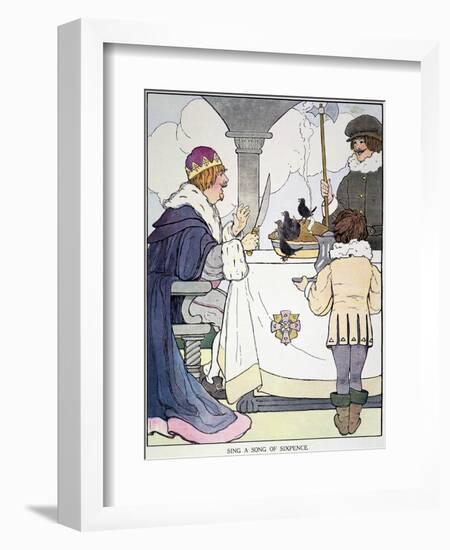 Mother Goose, 1916-Blanche Fisher Wright-Framed Giclee Print