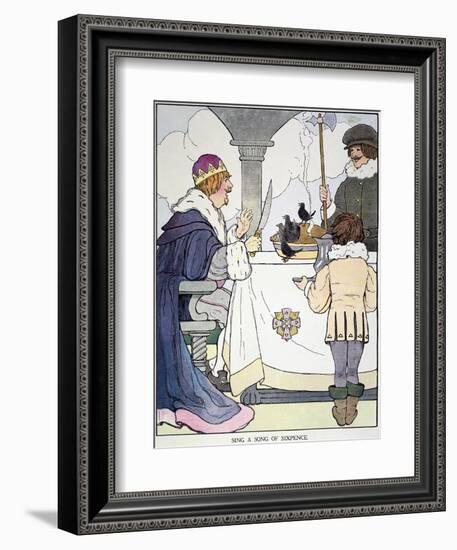 Mother Goose, 1916-Blanche Fisher Wright-Framed Giclee Print