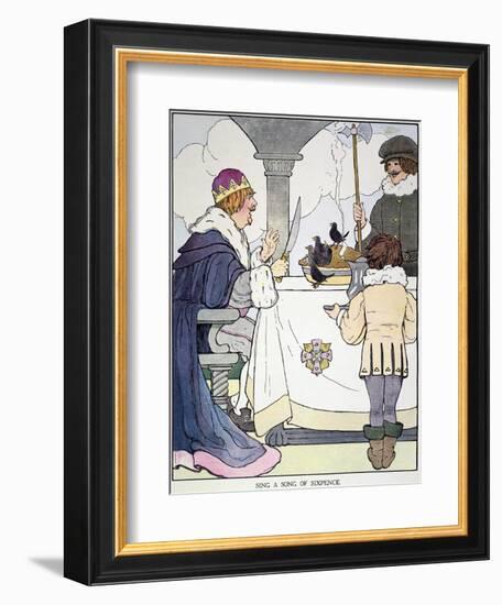 Mother Goose, 1916-Blanche Fisher Wright-Framed Giclee Print