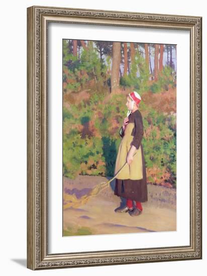 Mother Goose, C.1908-Thomas Cooper Gotch-Framed Giclee Print