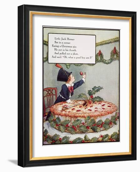 Mother Goose: Jack Horner-Frederick Richardson-Framed Giclee Print