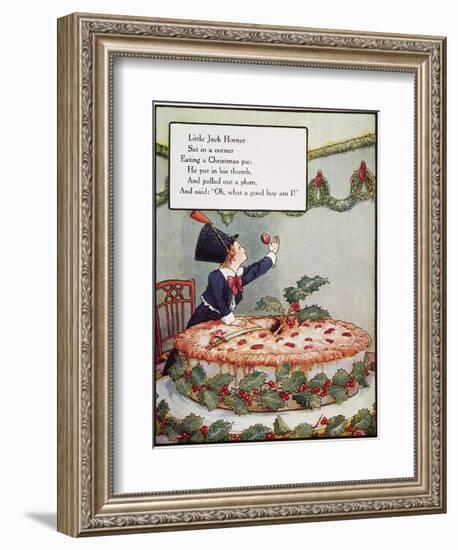 Mother Goose: Jack Horner-Frederick Richardson-Framed Giclee Print