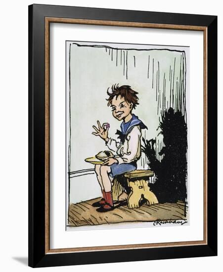 Mother Goose: Jack Horner-Arthur Rackham-Framed Giclee Print