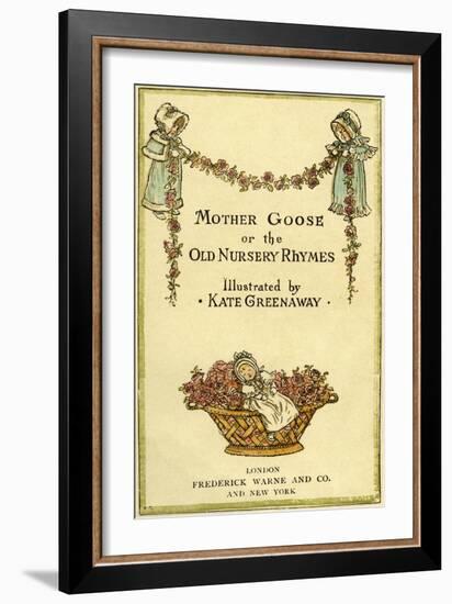 Mother Goose or the-Kate Greenaway-Framed Giclee Print
