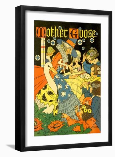 Mother Goose Reads-null-Framed Giclee Print