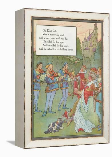 Mother Goose Rhyme, Old King Cole-null-Framed Stretched Canvas