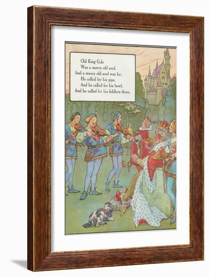 Mother Goose Rhyme, Old King Cole-null-Framed Art Print