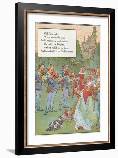 Mother Goose Rhyme, Old King Cole-null-Framed Art Print