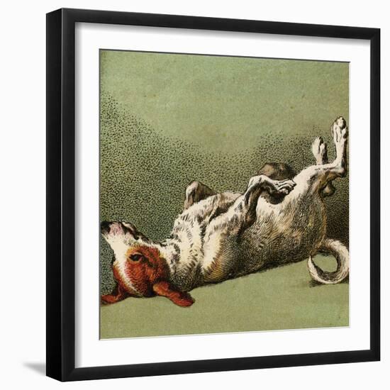 Mother Hubbard, Dog Dead-Harrison Weir-Framed Art Print