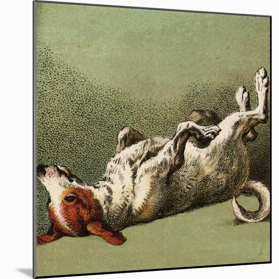 Mother Hubbard, Dog Dead-Harrison Weir-Mounted Art Print