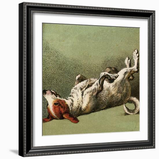 Mother Hubbard, Dog Dead-Harrison Weir-Framed Premium Giclee Print