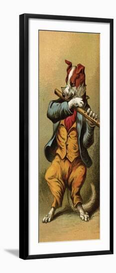 Mother Hubbard, Flute-Harrison Weir-Framed Art Print